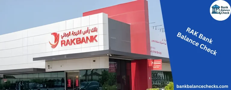 RAK Bank Balance Check